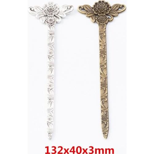 2pcs Retro Antique Zinc Alloy Ancient Bronze Ancient Silver Bookmark Accessories Pendant 7896
