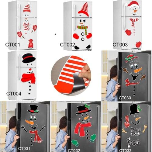Christmas Magnetic Fridge Xmas Gnome Refrigerator Magnetic Stickers for Fridge, DIY Scandinavian Magnets Xmas Holiday Decoration