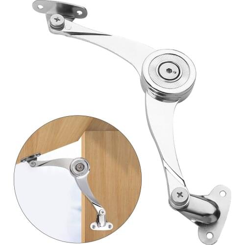 Cabinet Door Stop Support Bar S-type Hydraulic Lever Upturn Door Air Support Flip Cover Free Stop Cabinet Rod