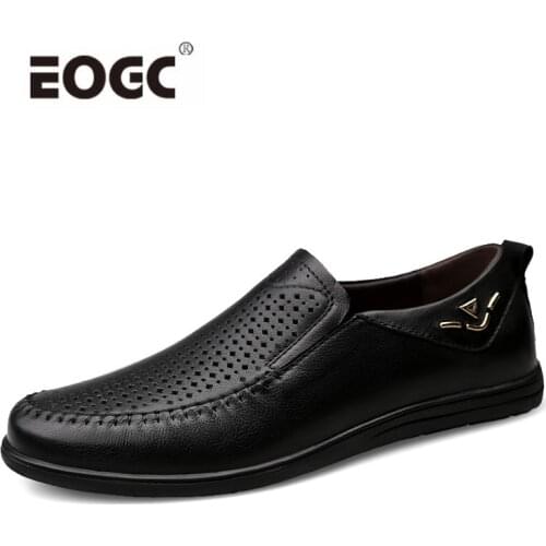 Handmade Genuine Leather Men Flats Shoes, Driving Soft Leather Men Shoes Plus Size Loafers Men Moccasins Zapatos Hombre