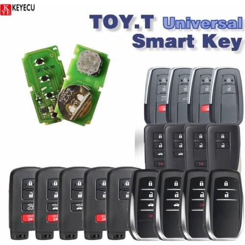 KEYECU Surport 4D 8A Series for Toyota Xhorse VVDI XM Smart Key Universal Regeneral Remote Circuit Board VVDI Key Tool Plus