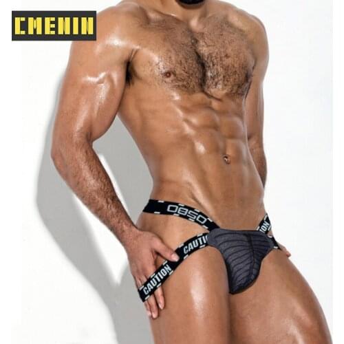 High Quality Cotton Underpants Gay Men Sexy Mans Underwear Thong Men Jockstrap Soft Mens Thongs And G strings U Pouch BS3116