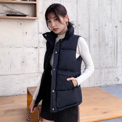 Fv916 2019 new autumn winter women fashion casual female nice warm Vest Outerwear womens vest cardigan vest