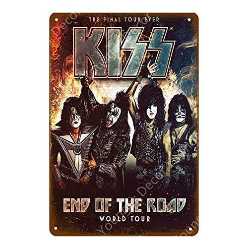 Hard Rock Music Fstival Tin Signs Vintage Metal Plaque Retro Rock Jazz Kiss Band Wall Art Poster for Bar Pub Club Decor 20x30cm