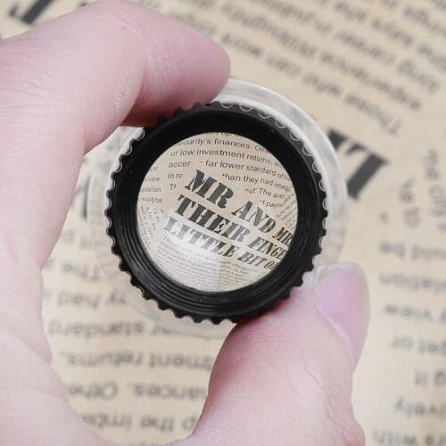 15X Monocular Magnifying Glass Loupe Lens Map Eye Magnifier Jewelry Repair Tool 62KC