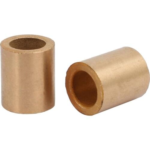 3-10pcs Self-Lubricating Bearing 8mm 10mm I.D. Sleeve Sintered Bronze Bearing Bushings for Printing Machinery Tools