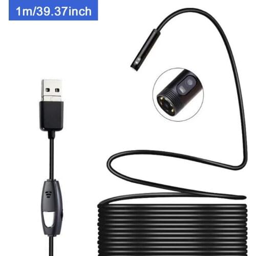 3 In 1 Dual Lens Waterproof Industrial Endoscope Pipeline With Cable Borescope Flexible Adjustable LED HD Tablet Smartphone