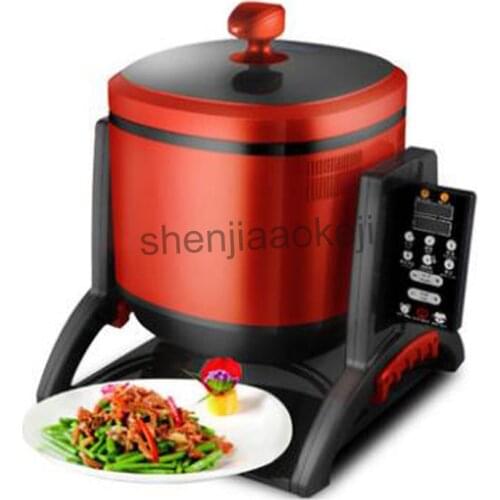 6L Non Stick Multifunction Intelligent Electric Automatic Cooking Machine Wok 220V 2200W 1pc Cooking Pot Electromagnetic