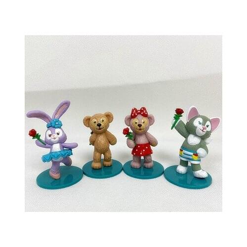 Disney Duffy StellaLou ShellieMay Fashion Anime Action Figure PVC Model Cartoon Figures Toy Unisex Birthday Gifts