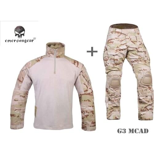 EMERSON Tactical Gen3 Shirt Pants Suit Airsoft Combat bdu Uniform Multicam Arid EM9255 EM7042