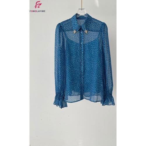 Блузки с принтом Fomolayime China At AliExpress