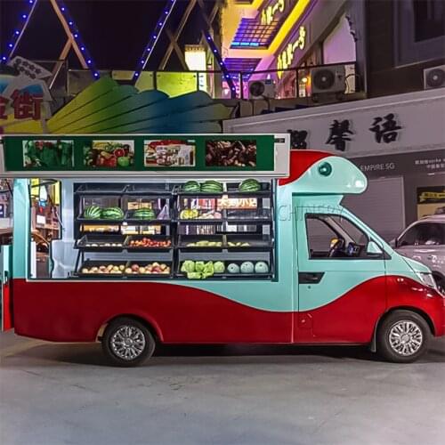 Coffee Van Hot Dog Electric Food Cart Ice Cream Kitchen Restaurant Mobile Food Truck