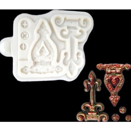 KLM new anchor lamp stand resin mold cake decoration tool for making chocolate biscuit mold fondant silicone mold