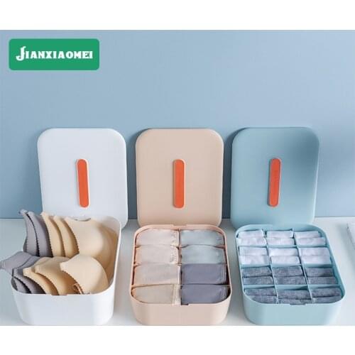 Nordic style underwear storage box fragrance compartment panties bra socks household separation storage box