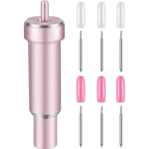 Retail Point Blade With Pink Bonded-Fabric Blade Holder,30/45/60 Degree Cutting Plotter Blade For Explore One,Explore Air/Air 2