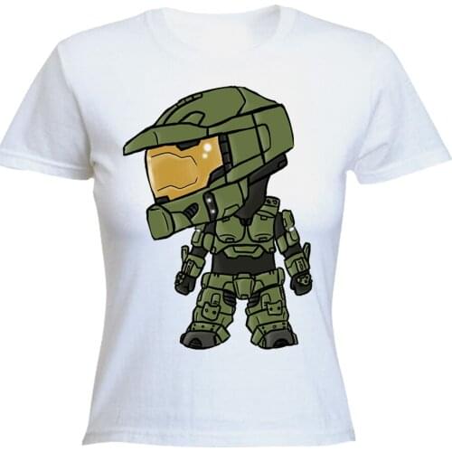 MERCHANDMANIA T-shirt A3 female hero soldier of the future woman fitted girl polyester tecnica short sleeve personalized