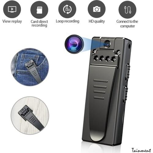 Mini WiFi Camera HD 1080P Sensor Night Vision Camcorder Micro Camera Sport DV Video Wireless Small Camera Clip cam for Outdoor