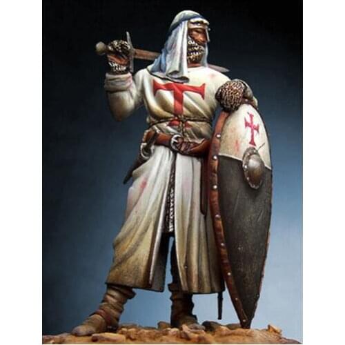 New Unassembled 1/32 54MM Templar Knight Holyland 54MM ANCIENT Resin Kit DIY Toys Unpainted resin model