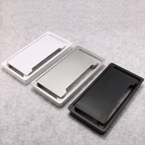 ABS Cable Hole Covers Base Rectangle Table Cable Outlet Computer Desk Grommet Wire protection organizer Furniture Hardware