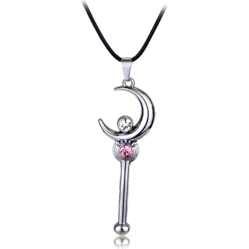 Necklace Pendant magic wand crystal Jewelry 2 style chain for Mothers Day Factory outlet