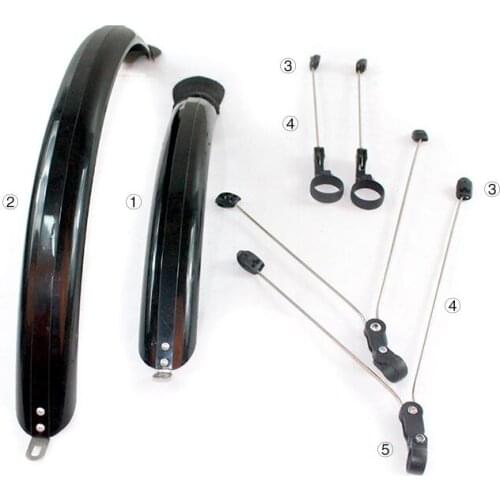26inch /27.5 inch Bike Mudguard Plastic Quick Release Mudguard Fully Wrapped Fender Bicycle Accessories