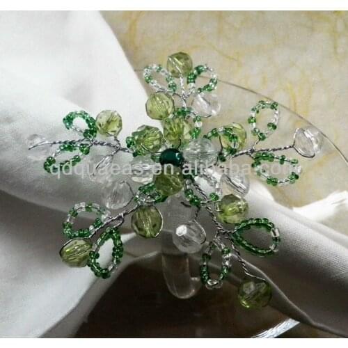 Aliexpress sold beaded wedding napkin ring