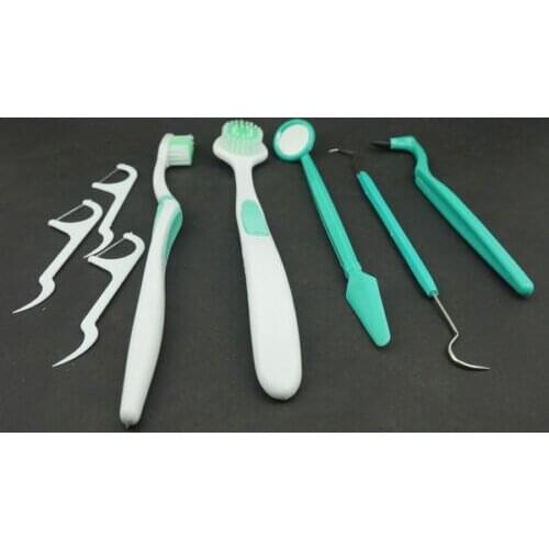 Dental Care Tooth Stain Remover Dental Pick Scaler Mirror Teeth Plaque Removal K