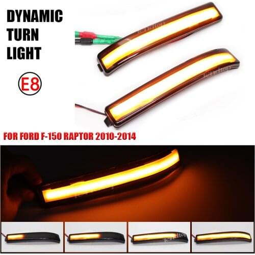 2pcs/Lot LED Dynamic Turn Signal Light Marker Lamp For Ford F-150 F150 04-14 Raptor Expedition For Lincoln Mark LT