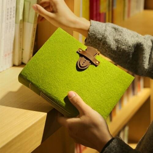 Felt Cover Thickness Notepad Book Hand Account Notebook