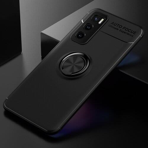 V20SE Finger Ring Stand Case for Vivo V20 SE Case Shell Car Holder Stand Silicone Cover for Vivo V 20 Pro Capa Fundas