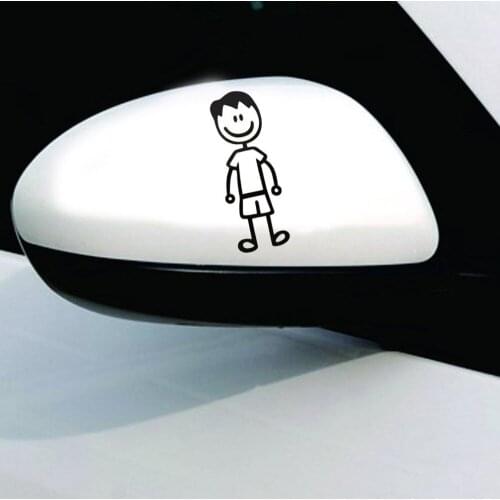Funny Family Members Car Sticker Personality Reflective Car Body Sticker Vinyl Decal for Car Motorcycles