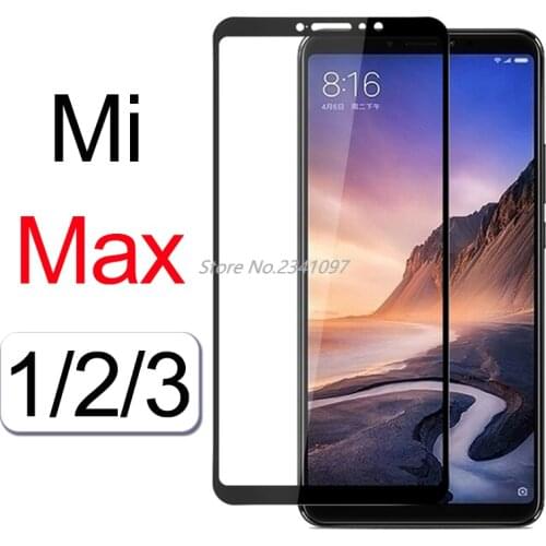 Glass Mi Max 3 Protective Glass for Xiaomi Mi Max 2 Screen Protector on Ksiomi Max3 Max2 Xaomi My Tempered Glas Armor Sheet Film