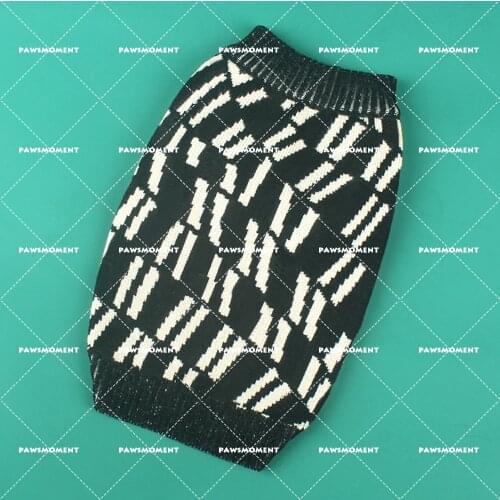 Irregular Stripe Chihuahua Winter Sweater Pet Dog Clothes for Small Dogs Clothing French Bulldog Accessories Warm Apparel PC1581