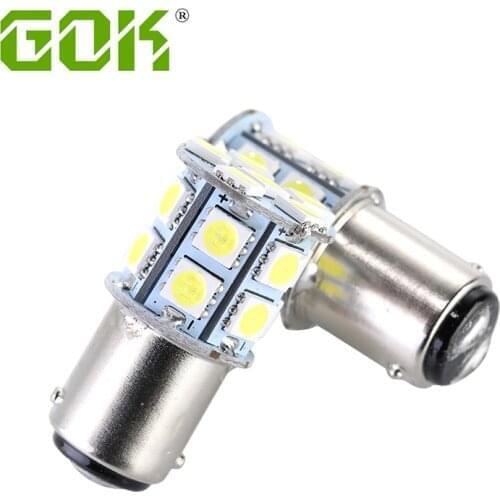 2PCS Car Boats Replacement White 18SMD BA15D 1142 Led Cabin Marine Boat LED Interior Lights Bulbs 1004 1076 1142 Led Bulb 9-14V