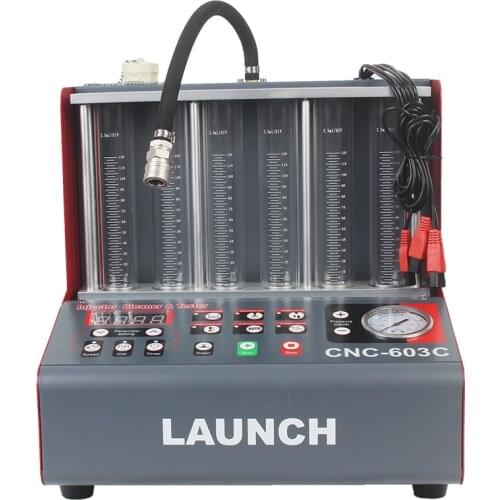 220V CNC-603C Fuel Injector Tester Cleaning Machine For Launch