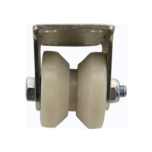 4Pieces/Lot Wheel D:50mm (2inch) V Groove Nylon Mute Sliding Door Pulley Door Bearing Steel Rail Wheels