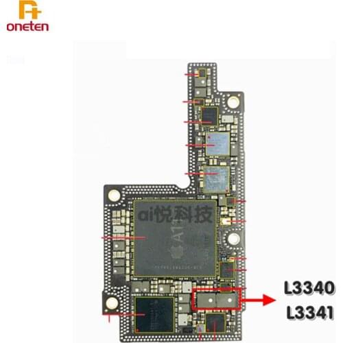 5pcs Big Inductor Coil For phone X 8G 8P L3341 L3340 Inductor Coil For Phone8 8P X Motherboard Charging Problem Repair