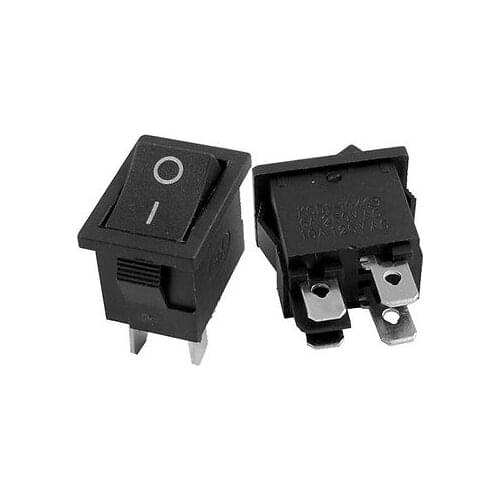 50 Pcs x 4 Pin On-Off 2 Position DPST Boat Rocker Switches 10A/125V 6A/250V AC