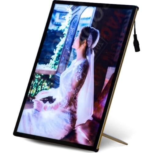 A3 led a4 menu light menu stand led metal frame display sign holder