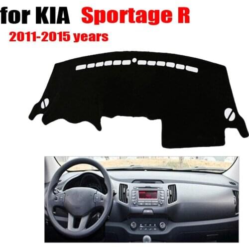 Car accessories Car Dashboard Cover Avoid Light Pad For Kia Sportage R 2011-2015 Auto dashboard covers Left Hand Drive