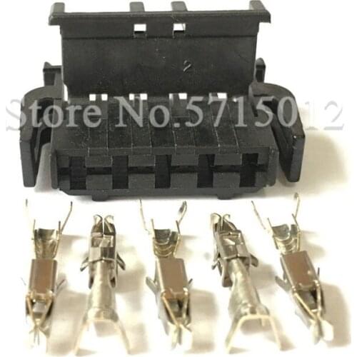 5 Hole 893971635 Automotive Wire Connector Car Electrical Plug With Terminals For VW