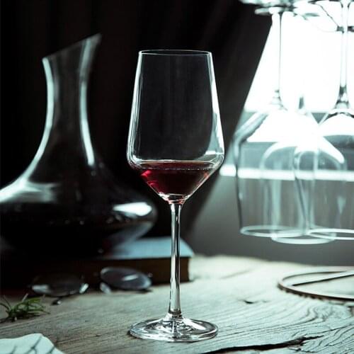 Goblet red wine glass set household 2 crystal glass creative personality red wine glasses