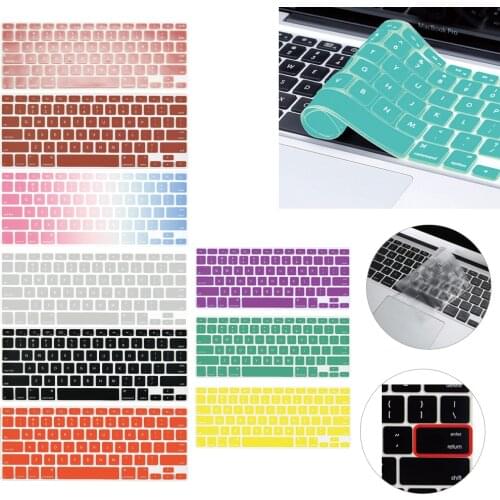 US Keyboard Cover for Apple Macbook Air 11 A1370 A1465 Laptop Keyboard Protector Skin Silicone Soft Waterproof