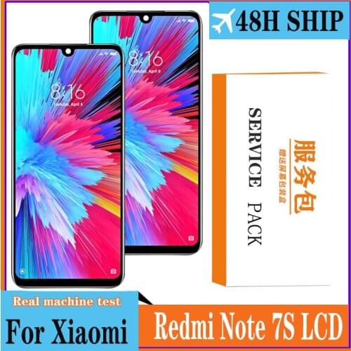 For Xiaomi Redmi Note 7S LCD Display Screen Touch Digitizer Assembly for Redmi Note 7s Multi touch Repair Parts LCD