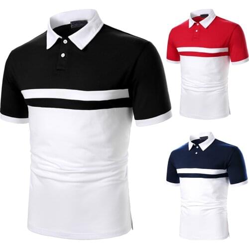 Daily Matching Men Top Men Short Sleeve T-Shirt Casual Tees Two Color Fashion Design Suitable for