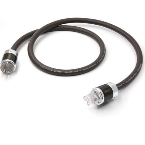 Hifi power cable with EU version connector plug moonsaudio Audio Power Cable Cord with Yarbo power cable