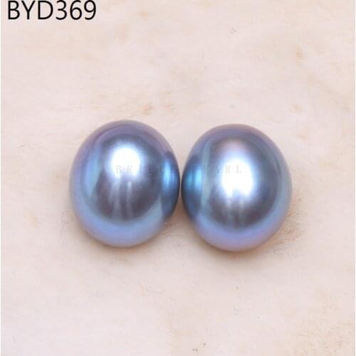 Baroqueonly 5A Freshwater really many hemp color magic color water droplet shape naked pearl earrings jewelry makingDIY9-10mmBYD