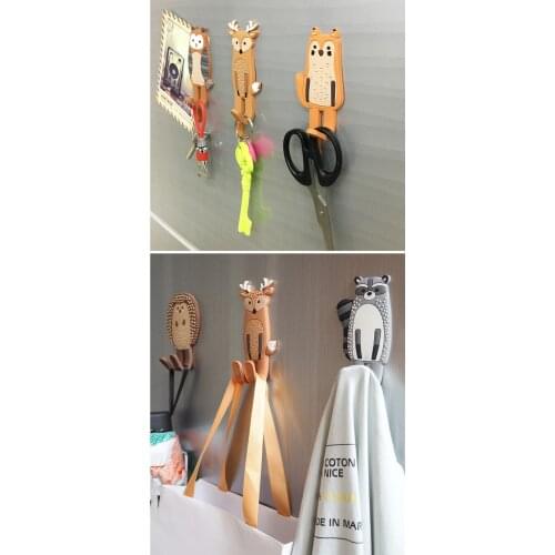 Animal Creative Cartoon Cute Magnetic Fridge Magnet Animal Magnetic Seamless Magnetic Sticker Hook Fridge Magnet