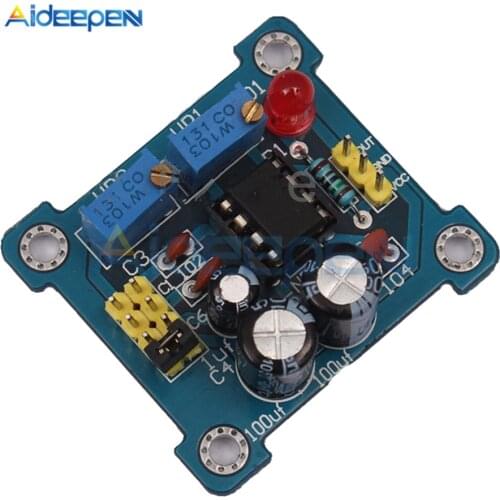 NE555 Pulse Frequency Adjustable Module Duty Cycle Module Square Wave Signal Generator DIY Kit