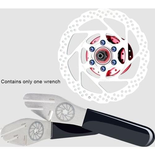 MTB Bike Bicycle Disc Brake Rotor Alignment Truing Tools Mountain Bicycle Disc Flattening Correction Wrench Stainless Steel Tool